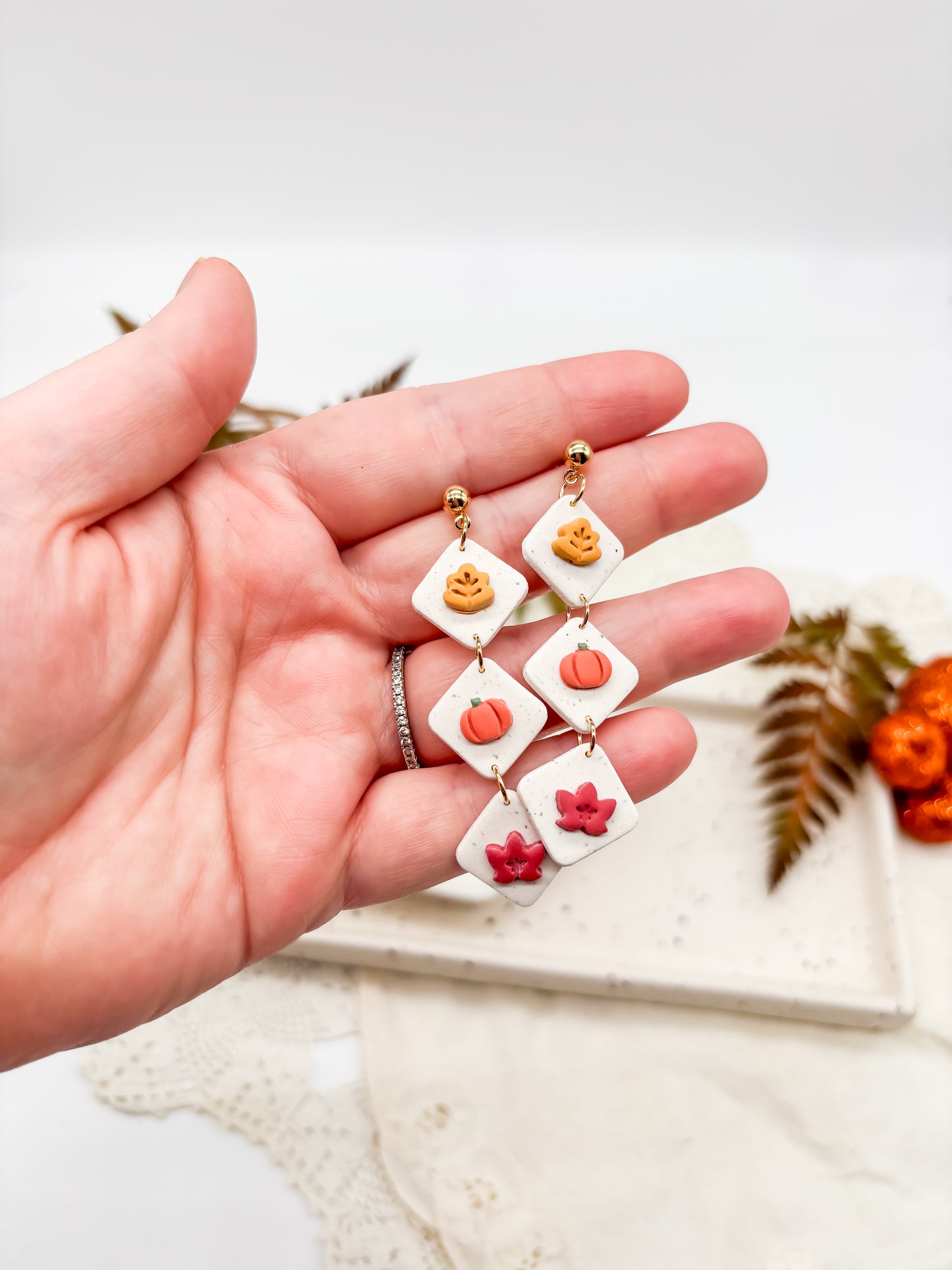 Autumn 3 square dangles