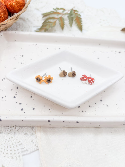Autumn mushy tiny stud pack