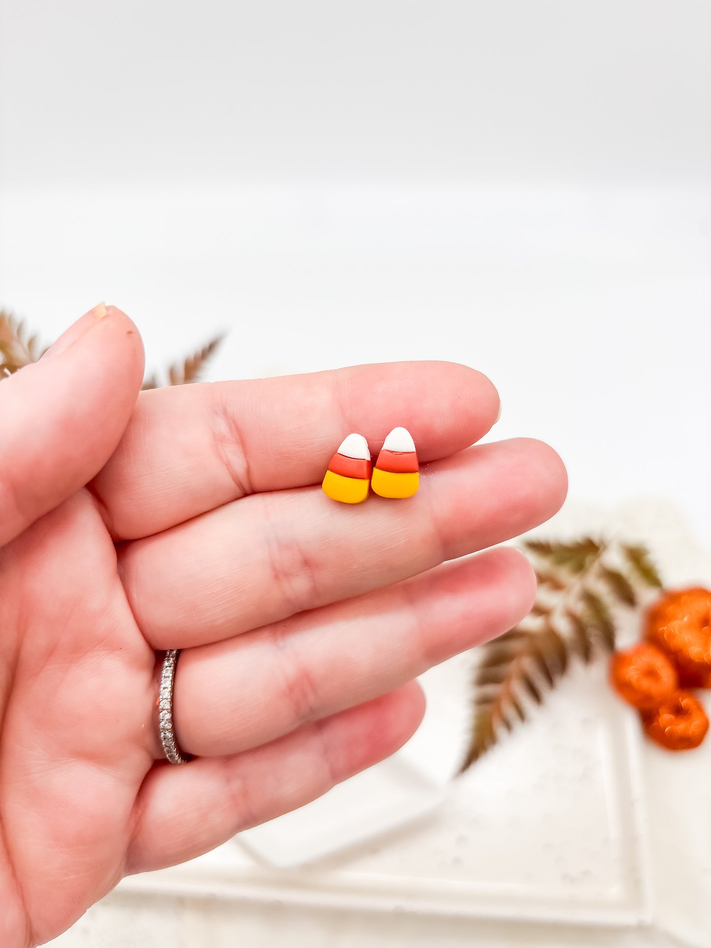 Candy corn stud