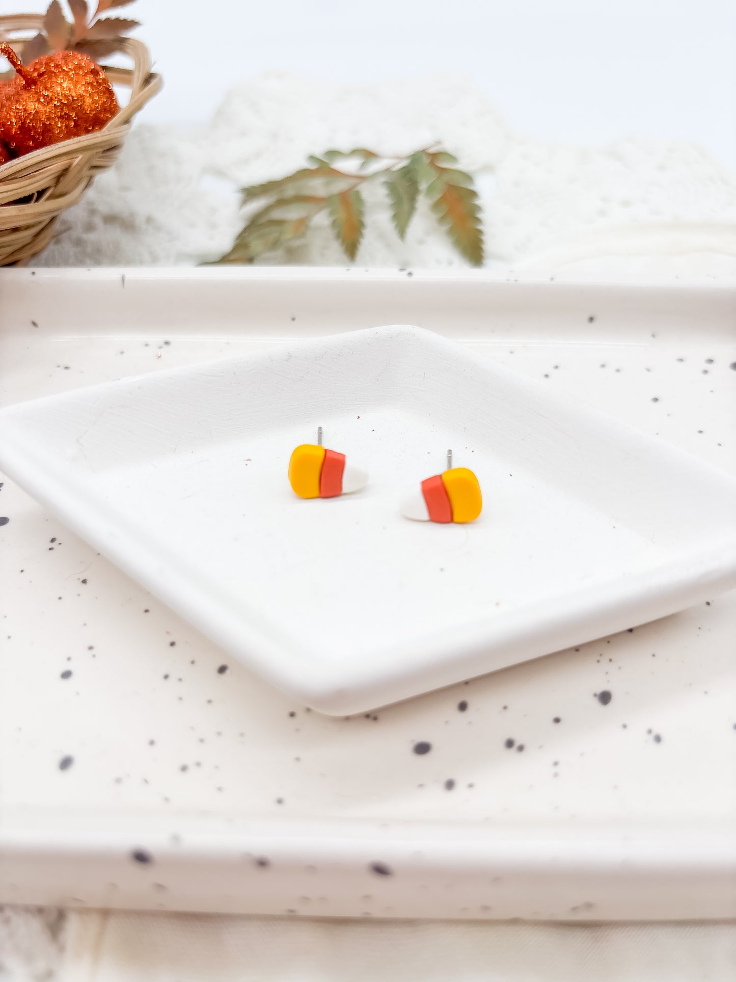 Candy corn stud
