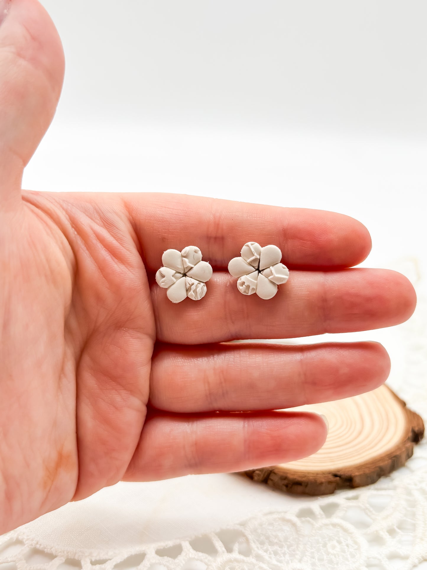 Multi color Flower studs