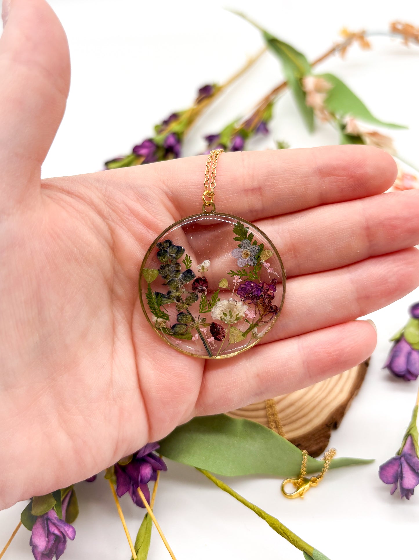 Multi flower necklace