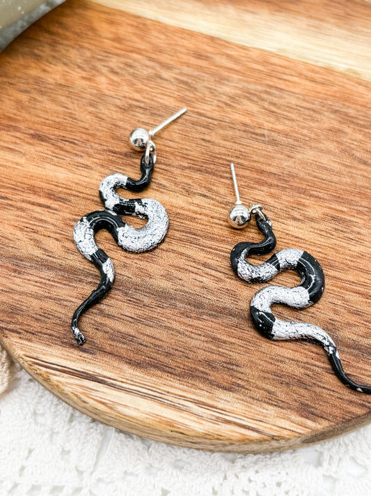 Snake earrings