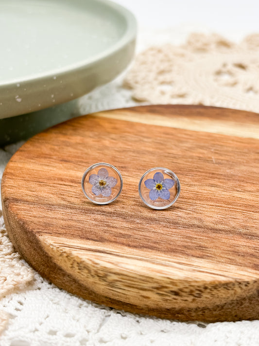 forget me not earrings