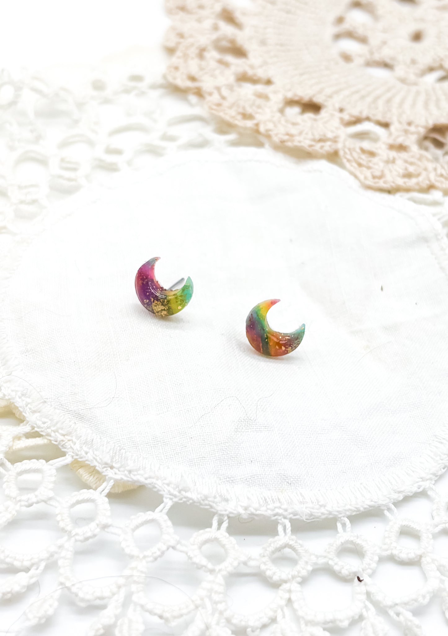 Rainbow studs in multiple options
