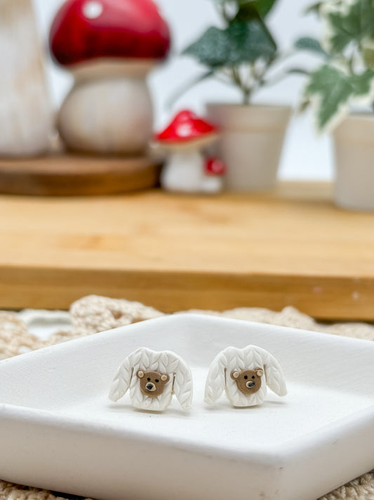 Teddy Bear Sweater Stud
