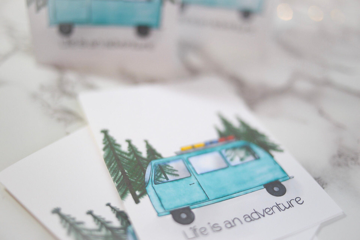 Life is an adventure note cards, blank inside