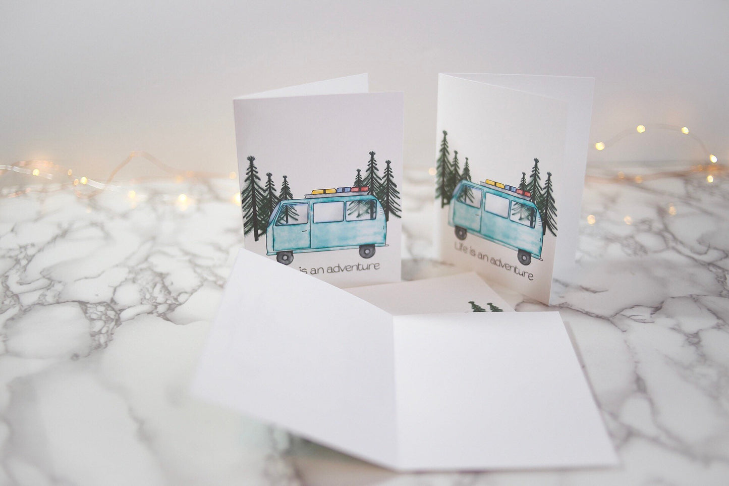Life is an adventure note cards, blank inside
