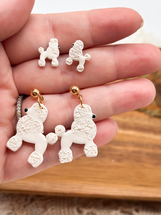 Poodle studs or dangles
