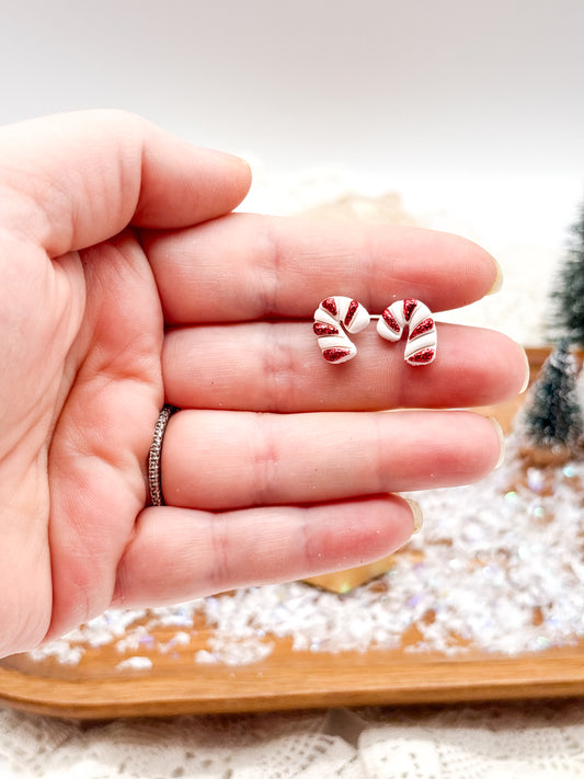 Candy cane studs