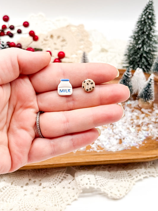 Milk and Cookies Studs