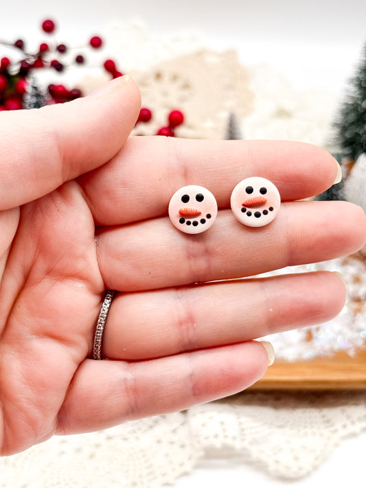 Snowman Head Stud