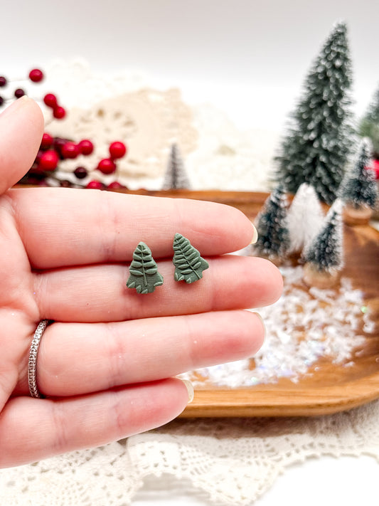Textured Tree Studs