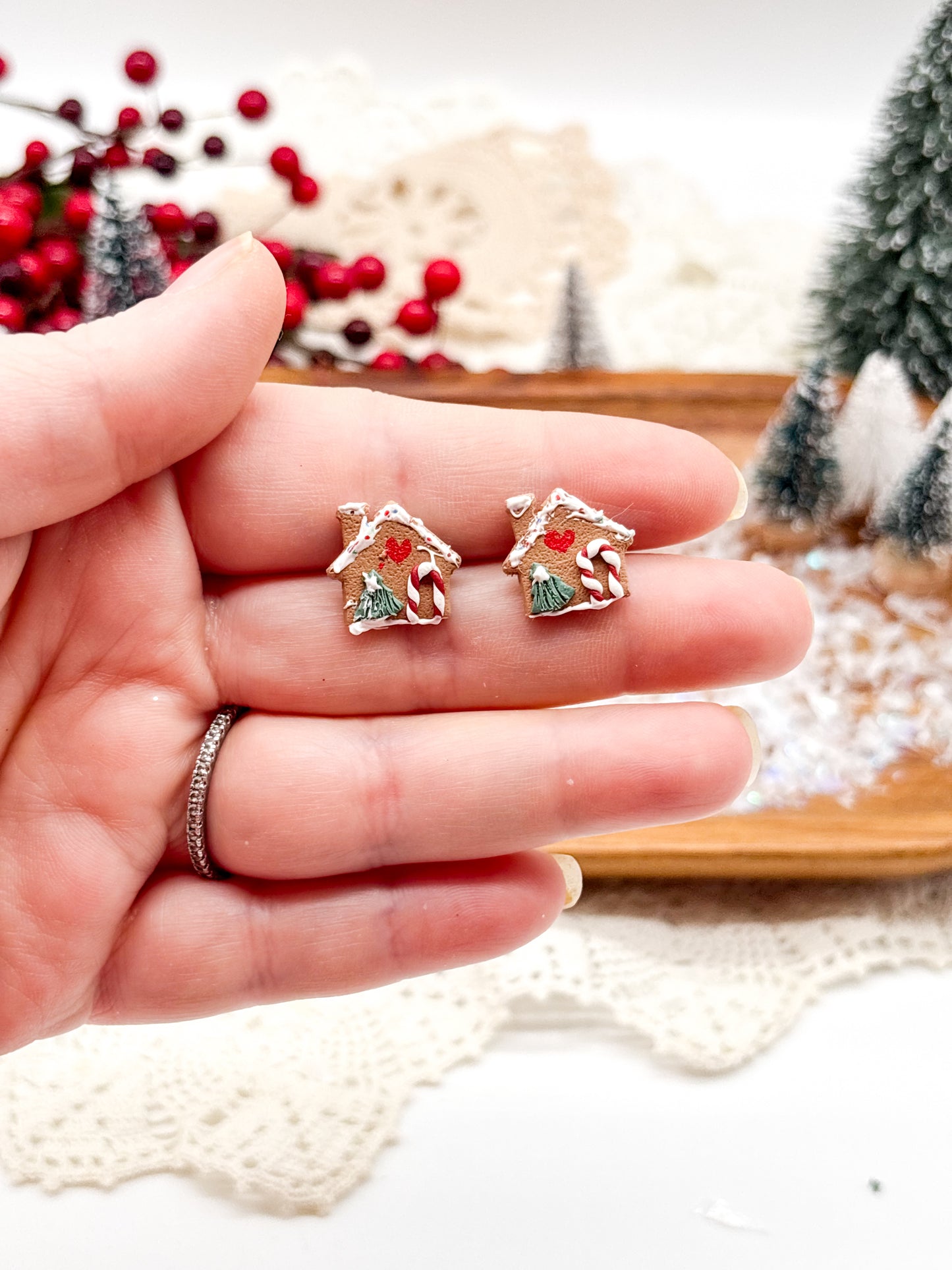 Gingerbread house studs