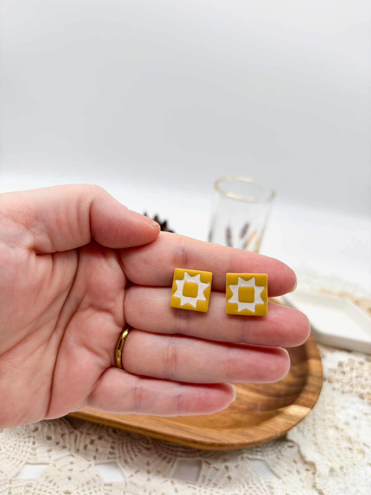 Fall Quilt Studs