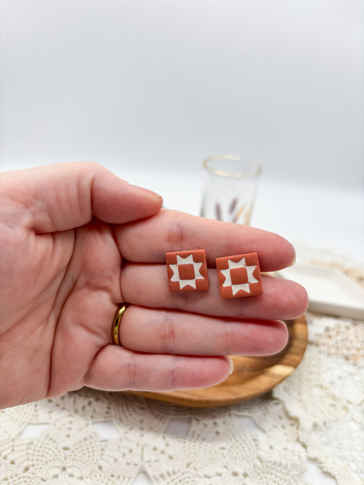 Fall Quilt Studs