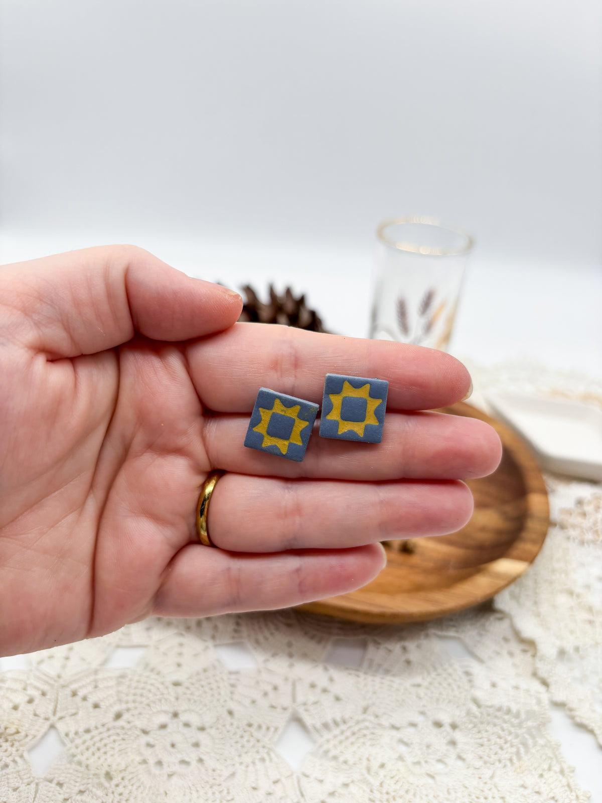 Fall Quilt Studs