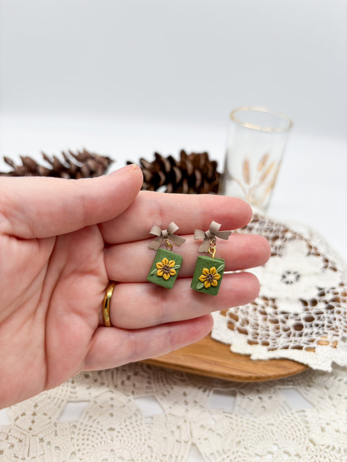 Autumn Book Dangles