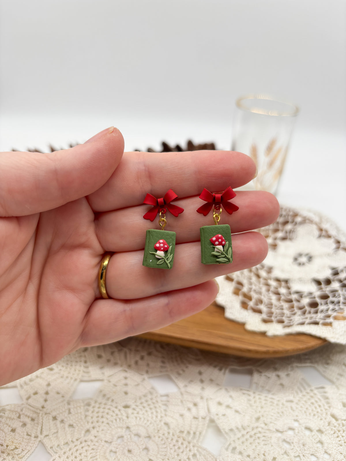 Autumn Book Dangles
