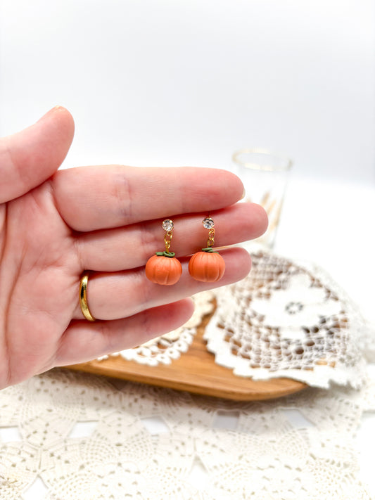3D Pumpkin dangles