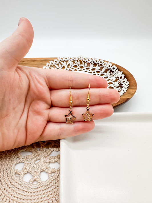 Dainty star dangles