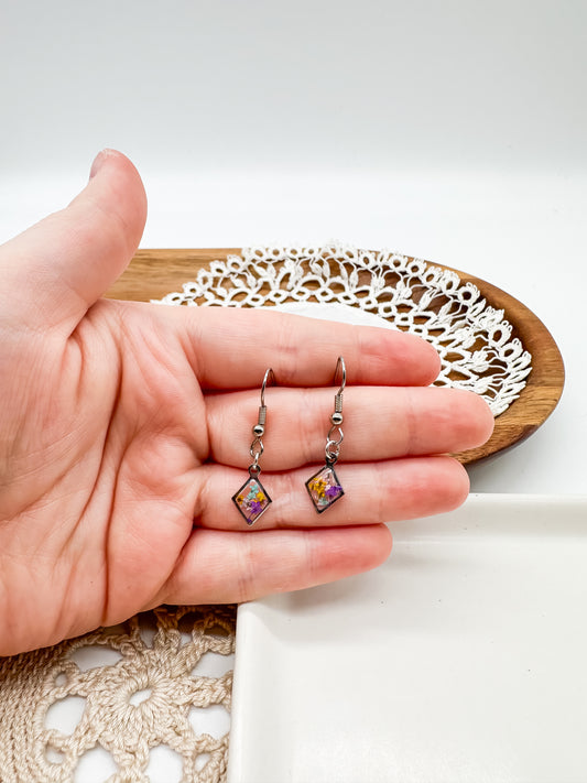Dainty diamond dangles