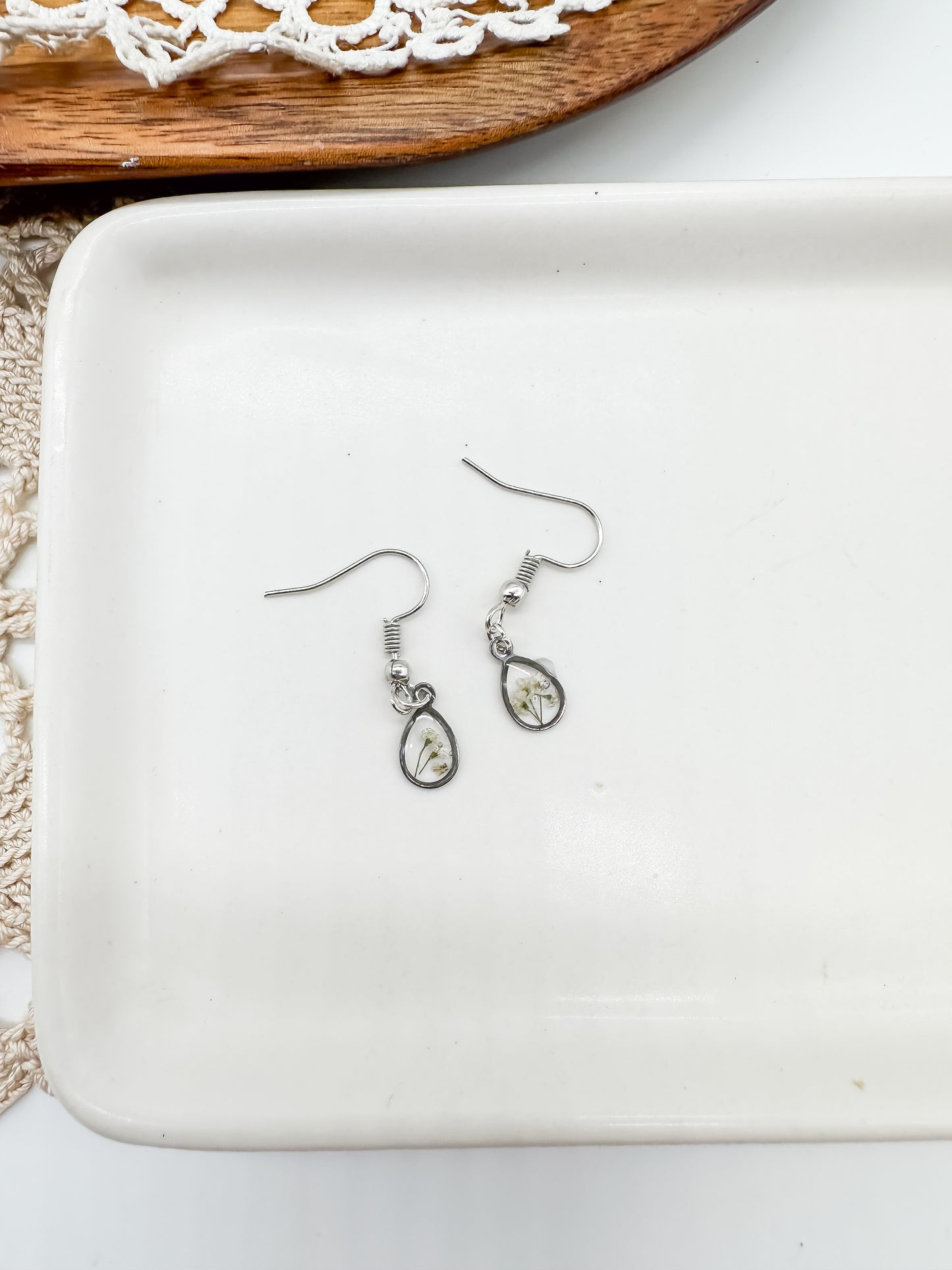 Dainty teardrop dangles