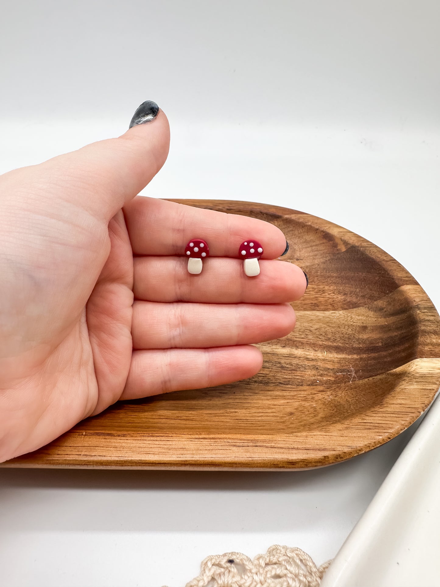 Tiny mushroom studs
