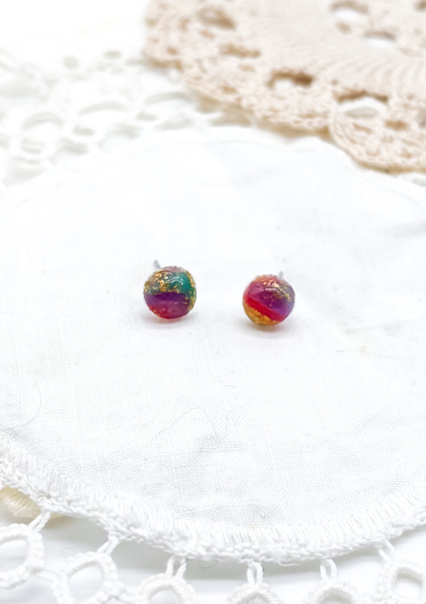 Rainbow studs in multiple options