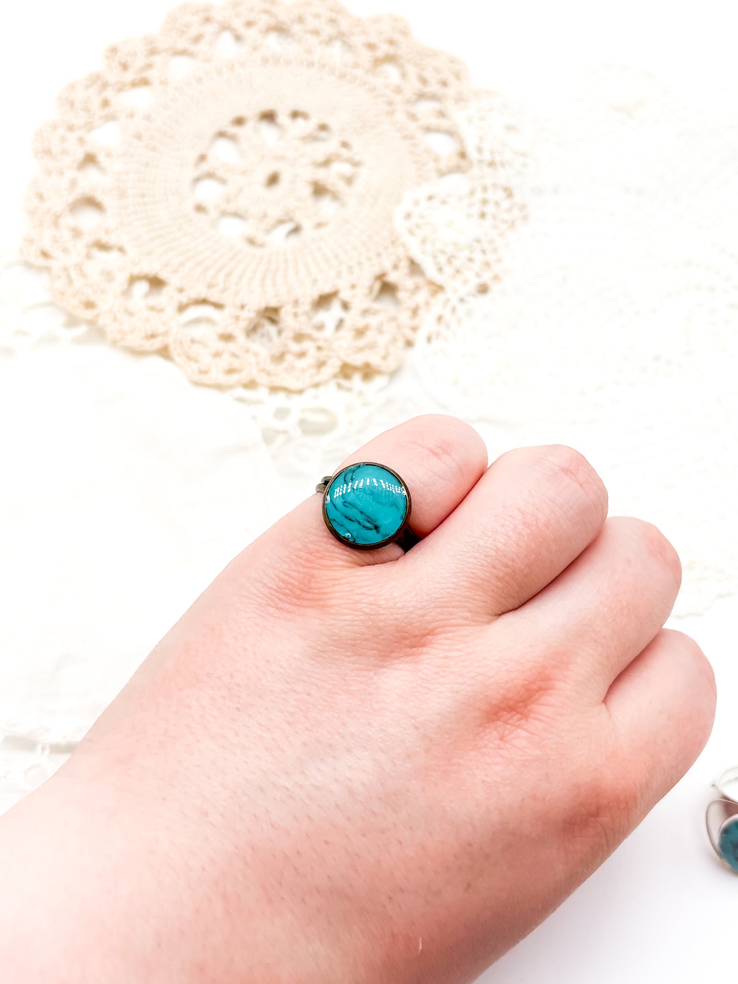 Turquoise rings in many options
